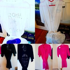 Dazzled kimono robes